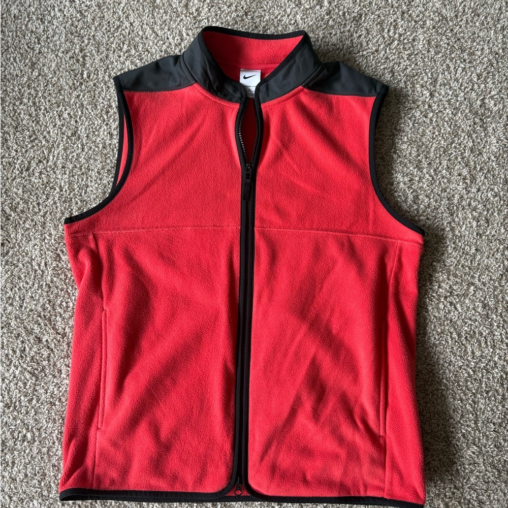 Nike Therma-Fit Red and Black Vest